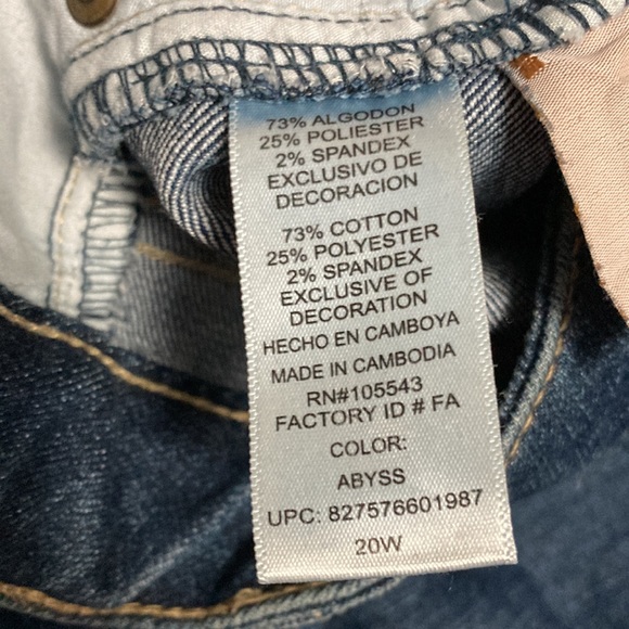 Daisy Fuentes 20W jeans EUC - Picture 5 of 6